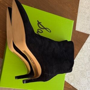 Sam Edelman Black Heeled Boots for Women